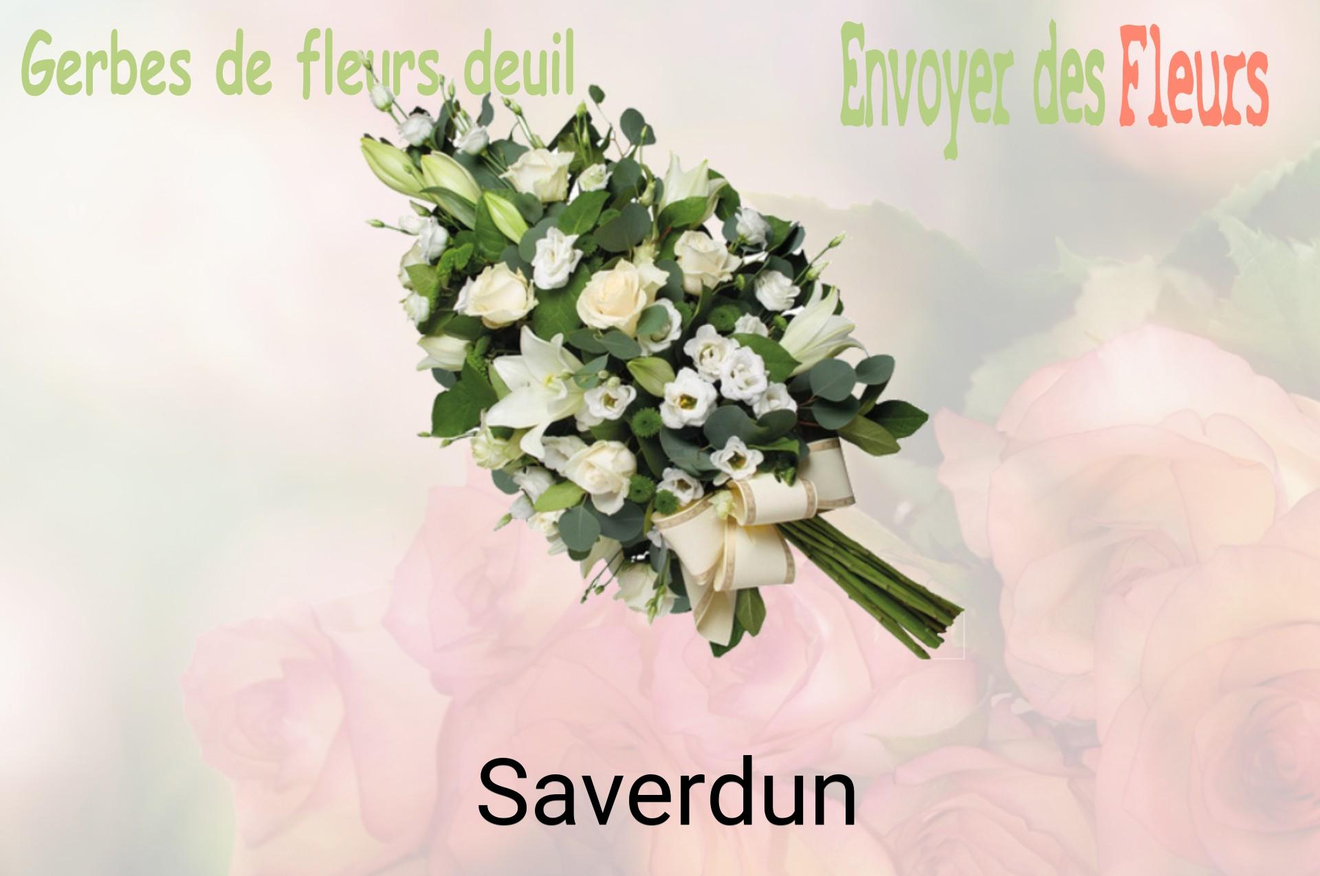 Gerbe de fleurs de deuil livrée à Saverdun
